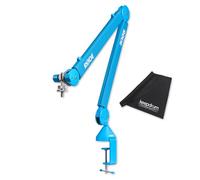Rode PSA1+ Plus - Brazo articulado para micrófono de mesa (con gamuza de microfibra), color azul