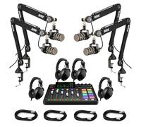Rode RodeCaster Pro II Four-Person Podcasting Bundle