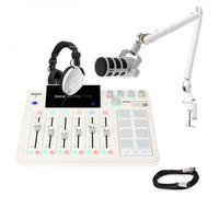 Rode RodeCaster Pro II Live-Streaming and Podcasting Package White