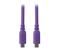 RØDE Cable SC27 USB-C a USB-C SuperSpeed para transferencia de datos rápida de hasta 5 Gbps y suministro de energía de 60W (2m, morado)