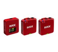Rode Sistema de micrÃ³fono digital inalÃ¡mbrico GO (Gen. 3), 2 canales, inalÃ¡mbrico rojo