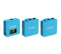 Rode Sistema de micrófono digital inalámbrico GO (Gen. 3), 2 canales, inalámbrico azul