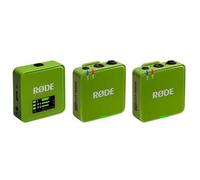Rode Sistema de micrófono digital inalámbrico GO (Gen. 3), 2 canales, inalámbrico Verde