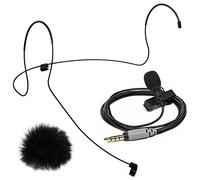 Rode SmartLav+ Micrófono Lavalier + Auriculares Lav Diadema Talla L + Protector contra el viento de piel Keepdrum