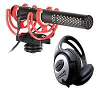 Rode Videomic NTG - Micrófono direccional para cámara (incluye auriculares Keepdrum