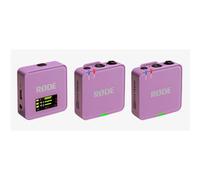 Rode Wireless GO (Gen. 3) lila, sistema de micrÃ³fono de 2 canales, digital, inalÃ¡mbrico