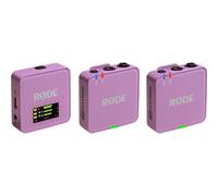 Rode Wireless GO (Gen. 3) lila, sistema de micrÃ³fono de 2 canales, digital, inalÃ¡mbrico