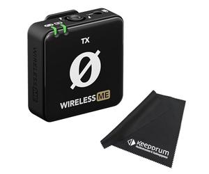 Rode Wireless ME TX Módulo transmisor de micrófono inalámbrico individual + paño de microfibra keepdrum