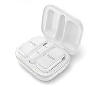 RØDE Wireless Micro Micrófono Inalámbrico Compacto, Dos Micrófonos con Estuche de Carga para Grabación de Video con Smartphone y Creación de Contenido, Lightning (Blanco)