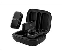 RØDE Wireless Micro Micrófono Inalámbrico Compacto, Dos Micrófonos con Estuche de Carga para Grabación de Video con Smartphone y Creación de Contenido, USB-C (Negro)