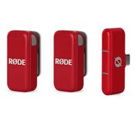 Rode Sistema de micrófono inalámbrico Micro USB-C rojo