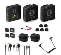 Rode Wireless Pro Set de micrófono inalámbrico digital de 2 canales + adaptador keepdrum ADP07 TRRS-TRS