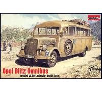 Roden Opel Blitz Autobús Omnibus W.39 Blitzbus Tarde Modelo Kit 1:72 NUEVO
