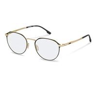 Rodenstock, MARCO DE GAFAS, R7150, BLACK, GOLD, 51/19/140