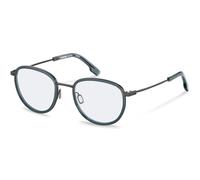 Rodenstock - Monturas de gafas con prescripción R8034 - Azul Gris, Gris Oscuro - Hombre, Azul y gris oscuro, 51