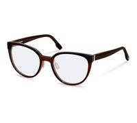 Rodenstock R5370-a-5420-140-0000 Prescription Eyewear Frames, Gris Oscuro en Capas, Oro Rosa, 56 Mujeres