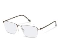 Rodenstock - R7142 Monturas de gafas de prescripción - Marrón, Gris - Hombre, Marrón Gris, 55