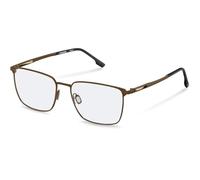 Rodenstock R7153 Gafas, Dark Brown, Black, 56 para Hombre