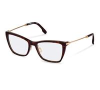 Rodenstock R8035-b-5418-140-0000-e57 Prescription Eyewear Frames, Havana Gold, 56 Mujeres