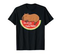 Rodents Summer Fruits One in a Melon Capybara Camiseta