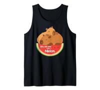 Rodents Summer Fruits One in a Melon Capybara Camiseta sin Mangas