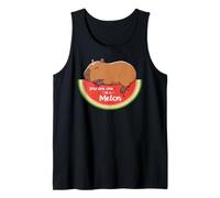 Rodents Summer Fruits One in a Melon Capybara Camiseta sin Mangas