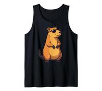 Rodents, Wild Animal Lovely Cute Capybara Camiseta sin Mangas