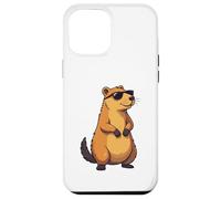 Rodents, Wild Animal Lovely Cute Capybara Carcasa para iPhone 12 Pro MAX