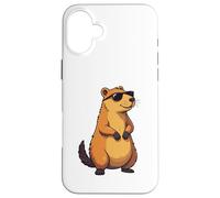 Rodents, Wild Animal Lovely Cute Capybara Carcasa para iPhone 16 Plus