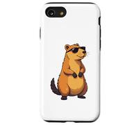 Rodents, Wild Animal Lovely Cute Capybara Carcasa para iPhone SE (2020) / 7/8