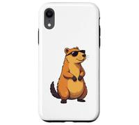 Rodents, Wild Animal Lovely Cute Capybara Carcasa para iPhone XR