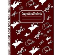 Rodeo Adventures Composition Notebook: Aesthetic Cowboy Design College Ruled Journal with Rodeo Horses, Hats, Spurs - Perfect for School, Journaling & Everyday Writing for Boys, Teens & Students