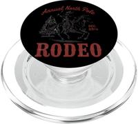 Rodeo Anual del Polo Norte 25 de diciembre Cowboy Santa PopSockets PopGrip para MagSafe
