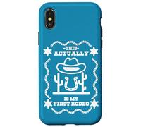 Rodeo Bull Rider Este es Realmente mi Primer Rodeo Cowboys Carcasa para iPhone X/XS