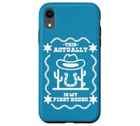 Rodeo Bull Rider Este es Realmente mi Primer Rodeo Cowboys Carcasa para iPhone XR