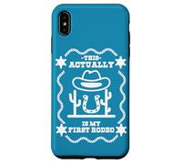Rodeo Bull Rider Este es Realmente mi Primer Rodeo Cowboys Carcasa para iPhone XS MAX