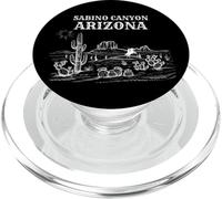 Rodeo Cowboy Cactus en el Desierto Occidental de Sabino Canyon, Arizona PopSockets PopGrip para MagSafe