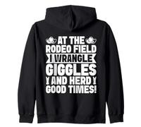 Rodeo Horse Riding Giggles & Herd Good Times Cowboy Sudadera con Capucha