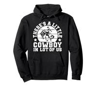 Rodeo Horse Riding Little Cowboys In All Of Us Cowboy Sudadera con Capucha