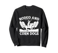 Rodeo Horse Riding Rodeo & Corn Dogs Cowboy Sudadera