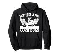 Rodeo Horse Riding Rodeo & Corn Dogs Cowboy Sudadera con Capucha