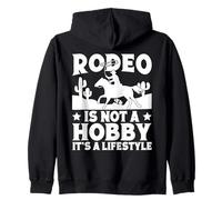 Rodeo Horse Riding Rodeo Is Not A Hobby Cowboy Sudadera con Capucha