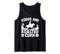 Rodeo Horse Riding Rodeo & Roasted Corn Cowboy Camiseta sin Mangas