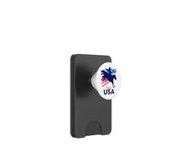 Rodeo Support The Team Rodeo Cowboy Rider Horse Bandera de Estados Unidos PopSockets PopWallet para MagSafe