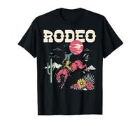 Rodeo Vaquero Montar Caballos Salvaje Oeste Oeste Caballo Camiseta