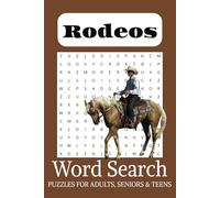 Rodeo Word Search Puzzle Book: Word Searches with Easy to Read Print about Rodeos, Cowboys, Horses and More |6x9 inches, 110 pages| 50+ Puzzles ... Gift for Vacations, Holidays and Free Times