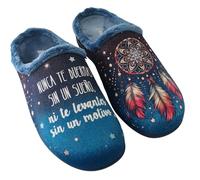 Rodevil Zapatillas andar por casa cómodas mujer Atrapasueños con frase bonita (Sistema tallas calzado EU, Adulto, Números, mediano, 36)