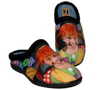 Rodevil Zapatillas andar por casa cómodas mujer inspiradas en Pipi Calzaslargas (Multicolor, Sistema tallas calzado EU, Adulto, Números, mediano, 40)