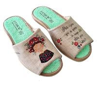 Rodevil Zapatillas casa Frida Mujer Verano cómodas - Hechas en España - garantía de Calidad 35