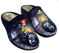 Rodevil Zapatillas cómodas andar por casa Don Quijote y Sancho moteros (numeric_47)